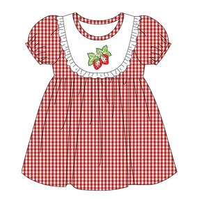 Conjuntos de ropa a juego para hermanos personalizados Nuevo diseño Traje de manga corta Niños Niñas Hecho de punto - Product Image 3