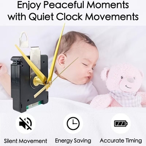 Movimiento de reloj de onda de radio de tiempo automático inalámbrico DCF alemán movimiento de radio de escaneo con puntero - Product Image 4
