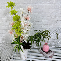 Bon marché Pièce Maîtresse Faux Fleurs Soie Artificielle Long Bâton Fleur pour la Décoration de Plafond de Mariage