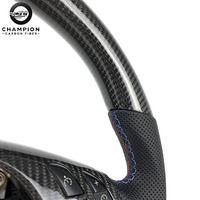 Volant en fibre de carbone personnalisé pour BMW E39 E46 M3 330i 325i 2002 2003 2004 2005 2006 2007 2008 Accessoires de voiture