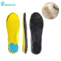 Semelles intérieures en laine polaire fonctionnelles pour le ski et les sports de plein air, pour garder les pieds au chaud en hiver