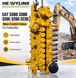 วาล์วควบคุมหลัก HeavyLink สำหรับรถขุด Caterpillar 330D 330B 330C 328D 323D อะไหล่ไฮดรอลิก - Product Image 3