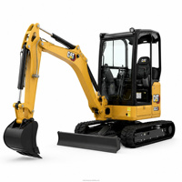 Mini-excavatrice d'occasion 303.5E2 de 3,5 tonnes avec moteur diesel C1.7, modèle 2022, prête pour expédition en conteneur
