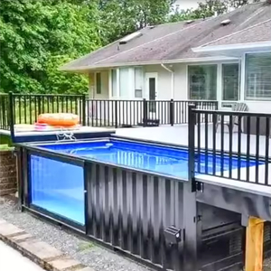 Piscine hors sol ovale avec bordure en bois et système de filtration multi-étapes pour un entretien simple - Product Image 3