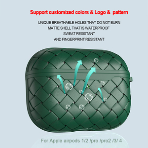 <span class=keywords><strong>Custodia</strong></span> <span class=keywords><strong>in</strong></span> <span class=keywords><strong>Pelle</strong></span> Intrecciata all'Ingrosso per <span class=keywords><strong>Apple</strong></span> AirPods Pro 1 2 3 4 Spedizione Rapida da Magazzini USA e UE - Product Image 3