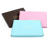 Boîtes pliables en carton ondulé pour avions – Impression personnalisable en petites séries, logo/graphisme UV, options de couleurs