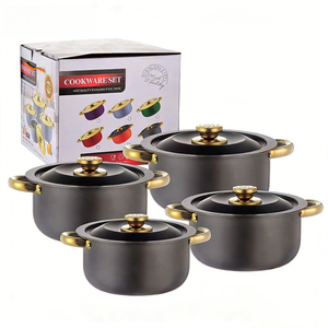Ensemble <span class=keywords><strong>de</strong></span> 8 <span class=keywords><strong>ustensiles</strong></span> <span class=keywords><strong>de</strong></span> <span class=keywords><strong>cuisine</strong></span> en acier inoxydable colorés, antiadhésifs, casseroles et poêles, pour la maison et les restaurants - Product Image 3