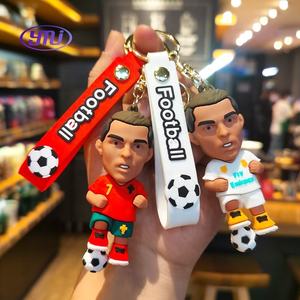 NUEVO Venta caliente Inter Miami Leo <span class=keywords><strong>Messi</strong></span> Llavero <span class=keywords><strong>Messi</strong></span> 3D Llavero Argentina Foot Ball Fútbol Llaveros 3D Pvc Colgantes - Product Image 6