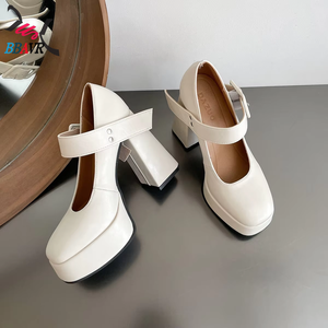 Zapatos de Tacón Alto con Plataforma y Punta Cuadrada, Estilo Lolita, Tipo Mary Jane, Fabricación Personalizada - Product Image 6