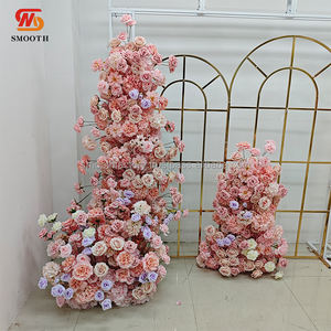 Customized Purple Pink Rose Trailing <b>Flower</b> Runner Handmade Wedding Decoration for Events Parties for Valentine's Day - Product Image 4