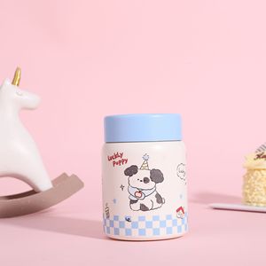 <b>Cute</b> Mini Stainless Steel Insulated Cup Portable Travel Mug For Outdoor Use Round Design With Cartoon Patterns - Product Image 4
