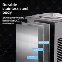 Machine à glace frite commerciale 240V 1.35KW, simple ou double plateau, pour rouleaux de glace au yaourt, capacité de stockage de 18kg, idéale pour les stands de glace pilée aux fruits