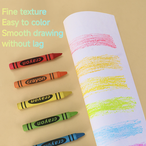 Ensemble de crayons lavables de haute qualité, 12 couleurs, non toxiques, logo/emballage personnalisable, fournitures artistiques pour enfants et écoles - Product Image 4