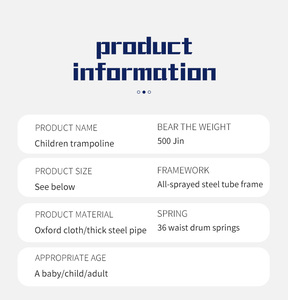 Diskon besar perlindungan ganda trampolin elastis dengan jaring keselamatan Bungee tempat tidur lompat besar untuk anak-anak untuk anak perempuan - Product Image 2