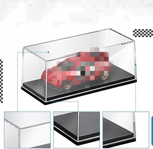 Venta al por mayor de moda claro personalizado rectángulo almacenamiento vehículos juguete coche modelo caja de presentación - Product Image 2