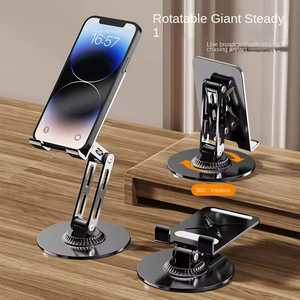 Soporte de Escritorio Plegable Doble y Flexible para Teléfono, Diseño Nuevo de Fábrica, Estable, Antideslizante, con Base Pesada - Product Image 5