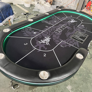 Table <span class=keywords><strong>de</strong></span> poker <span class=keywords><strong>de</strong></span> jeu <span class=keywords><strong>de</strong></span> <span class=keywords><strong>casino</strong></span> professionnel personnalisée et moderne pour 10 personnes, petite table premium <span class=keywords><strong>de</strong></span> luxe - Product Image 4