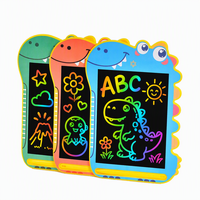 Tablette d'écriture LCD en forme de dinosaure pour enfants 24x15cm, bloc de dessin réutilisable pour la maternelle et la maison