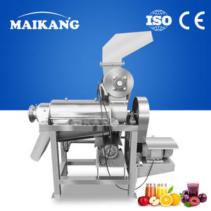 Extracteur de jus double moteur pour fruits et légumes, à <span class=keywords><strong>rendement</strong></span> élevé, avec récupération des résidus secs et fonctionnement continu pour lignes de production commerciales - Product Image 1