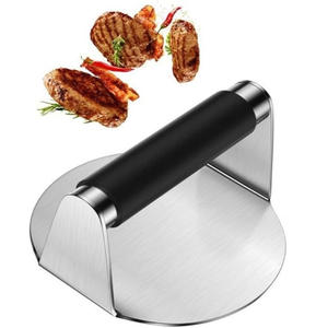 Prensa para Hamburguesas Smash Burger en Oferta, Prensa Redonda de Acero Inoxidable para Hacer Hamburguesas con Mango de Silicona - Product Image 5