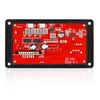 Amplificateur 2*50W Bluetooth 5.0 12V 100W, carte décodeur MP3, enregistrement d'appels, module audio musical sans fil, USB, TF, AUX, radio FM pour voiture