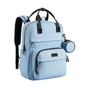 Free sample Trendy Roomy Diaper Bag <b>Backpack</b> with Straps for Strollers Large Capacity, Multipurpose, Waterproof Diaper Bag - Product Image 1