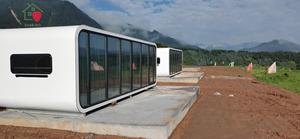 Diseño prefabricado villas de lujo Apple cabina Pequeño contenedor casa cápsula casa - Product Image 6