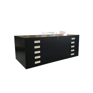 5-Drawer Foldable Modern Steel Map File Cabinet for Warehouse & Workshop Office Drawings Storage - Product Image 1