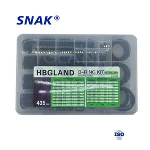 SNAK Factory HBGLAND Typ 376 435 395 PCS O-Ring Für DH EC R PC E Nitril 90 Shore Oring Box Bagger Sortiment O-Ring Kit