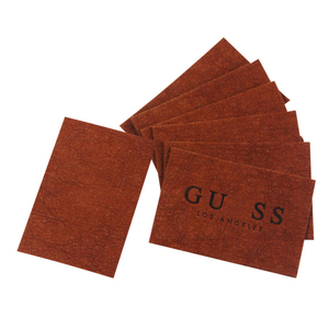 Oem ODM Nhà cung cấp Trung Quốc thân thiện với môi tùy chỉnh thiết kế logo sang trọng Jeans Túi hat handmade Debossed dập nổi có thể gập lại Nhãn da - Product Image 3