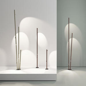 Lámpara de bambú para exteriores, luz de césped impermeable para vacaciones, calle, jardín, paisaje, parque, decoración cuadrada, Luz - Product Image 1