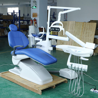 Unidad Dental Todo en Uno Más Vendida con Escupidera de Vidrio Giratoria, Equipo Dental Completo para Clínicas Privadas en EE. UU.