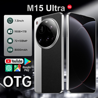 Smartphone M15 Ultra 5G à prix d'usine, processeur Deca Core, 16 Go de RAM et 1 To de stockage, écran HD 108 MP pour le multitâche, étudiants et professionnels