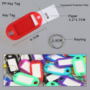 Blank <b>Key</b> Tag Hotel Motel Room Number PP Keytag Blank Keychain - Product Image 3