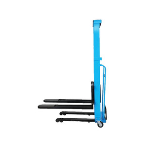 Apilador Portátil Autocargable de 1000 kg, Mini Montacargas <span class=keywords><strong>Manual</strong></span> Semieléctrico - Product Image 1