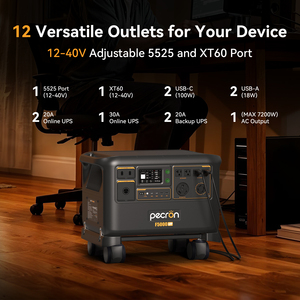 Pecron F5000 LFP Nouveau Produit Centrale Électrique Portable UPS Générateur Solaire Stockage Domestique Hors Réseau 120V-240V - Product Image 3