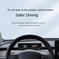 Écran d'affichage intelligent pour voiture, compatible avec Tesla Model 3 et Model Y, prend en charge la commande vocale, écran de projection illimité de 8,83 pouces, CarPlay.