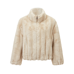 <span class=keywords><strong>Manteau</strong></span> <span class=keywords><strong>d</strong></span>'<span class=keywords><strong>hiver</strong></span> chaud et élégant en fourrure pour <span class=keywords><strong>femme</strong></span>, avec fermeture éclair et col semi-ouvert, vente en gros - Product Image 1