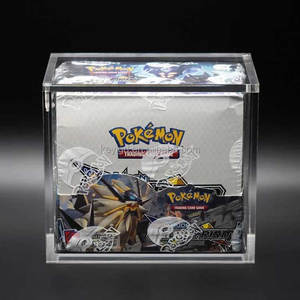 Bán buôn tùy chỉnh vuông Acrylic pokemoon Booster hộp Elite huấn luyện viên rõ ràng Acryl thẻ Trường hợp với nắp từ hiện đại phong cách di động - Product Image 3