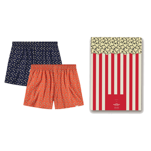 Venta al por mayor <span class=keywords><strong>de</strong></span> fábrica Calzoncillos bóxer para hombre 100% algodón Funny Movie Night Ropa interior Patrón tejido Multipacks - Product Image 1