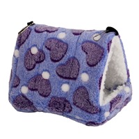 Petit lit de lapin pour animaux de compagnie imprimé de maison de lit conçu mignon avec de petits animaux comme Totoro et Hamster