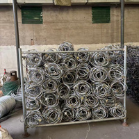 Machine automatique de bobinage de filet de protection de pente, enrouleur de treillis métallique, machine d'emballage de filet anti-chute de pierres
