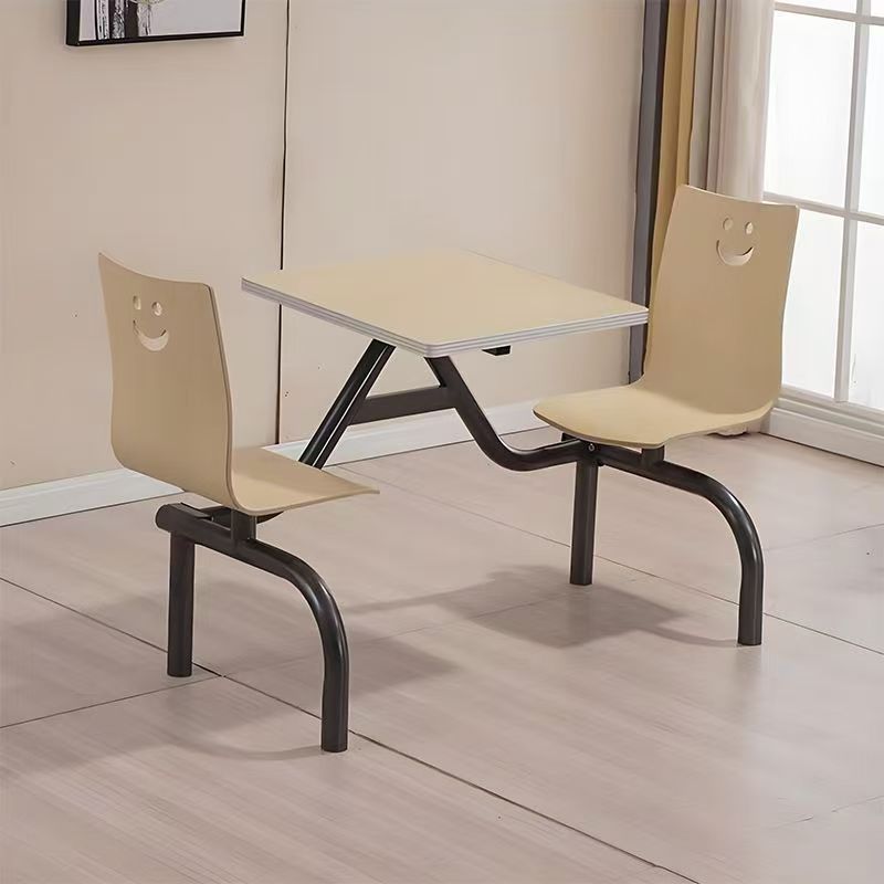 Oak color [1 table, 2 chairs] with black frame
