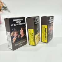 Carton papier boîte à cigares prêt papier boîte 20 pièces fumer Cigarette emballage papier boîte feuille à l'intérieur