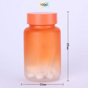 Botella de Vidrio Esmerilado de Boca Ancha de 60 ml, 100 ml, 120 ml, 150 ml para Vitaminas, Gomitas, Colágeno, Suplementos en Tabletas, Cápsulas - Product Image 5