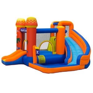 3-5 Trẻ Em Sân Nhà Mùa Hè Nước Vui Gia Đình Trượt Với Hồ Bơi <span class=keywords><strong>Inflatable</strong></span> Pirate Spray Trượt Nước Công Viên Hồ Bơi Với Súng Nước - Product Image 1