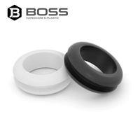 BOSS ID 3~80mm Anneaux de protection en caoutchouc fendus double face, simples/argentés, pour trous de câbles et boîtes de distribution, joint torique