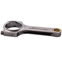 MaXpeedingrods H-Beam 4x Connecting Rods 150 mm untuk Mitsubishi 4G63 Eclipse Lancer EVO 4 - 9(7-Bolt) GEN 2