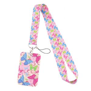 Wholesale Monarch Butterfly <b>Lanyard</b> Business Credit Card Holder Neck Strap Keychain Hang Rope ID Badge Holder Lariat Lasso - Product Image 3