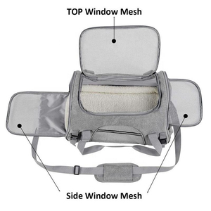 Bolsa de Transporte para Mascotas Transpirable Personalizada, Bolsa de Transporte Plegable para Perros y Gatos, Bolsa de Hombro de Gran Capacidad para Cachorros y Gatitos, Venta al por Mayor - Product Image 2